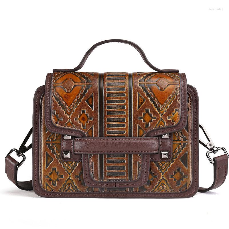 

Evening Bags EUMOAN Original Casual Women's Bag Color Handbag Retro Process Pure Hand Rub Single Shoulder Diagonal Span