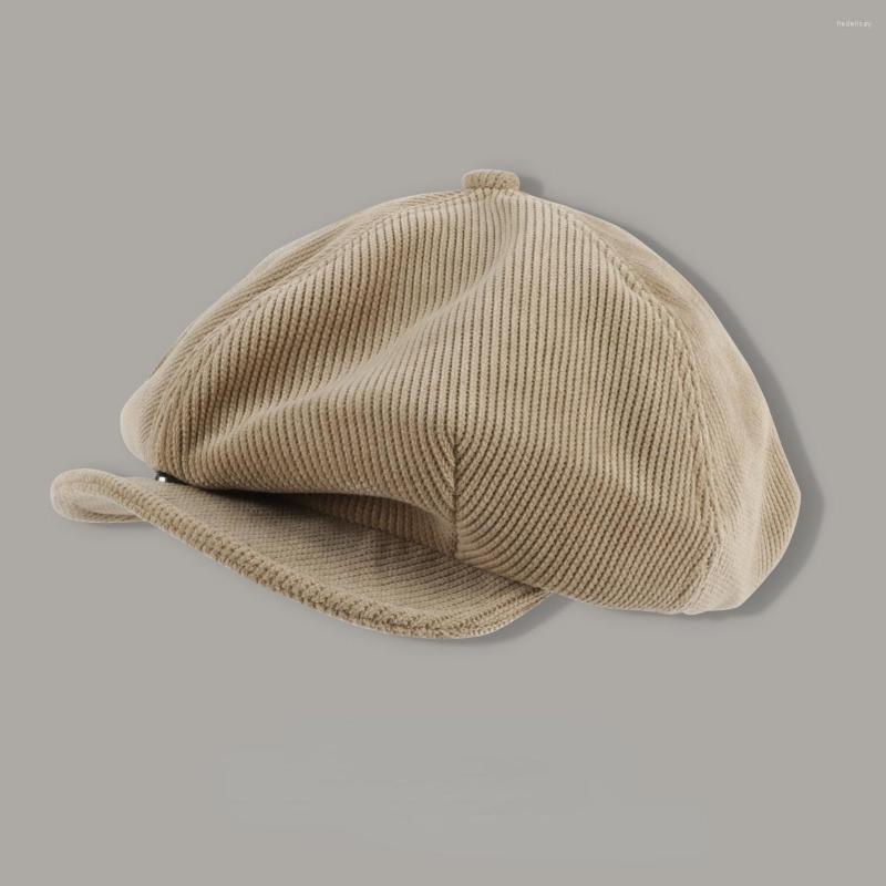 

Berets Corduroy Solid Sboy Cap Women Short Brim Baker Caps Retro Gatsby Hats Casual Brand Cabbie Apple Beret For Girls Gifts, White