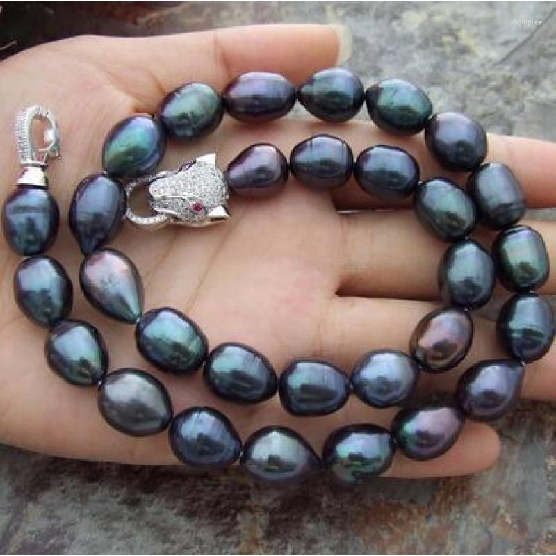 

Chains Baroque Peaco Blue Pearl Nelace 18"925silver