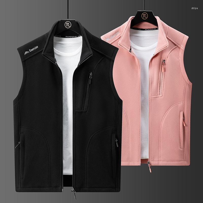 

Men's Jackets 5XL Men 2022 Spring Outwear Thick Warm Fleece Sleeveless Vest Jacket WaistCoat Autumn Casual Outfits Tactical Plus, 9277 women pink