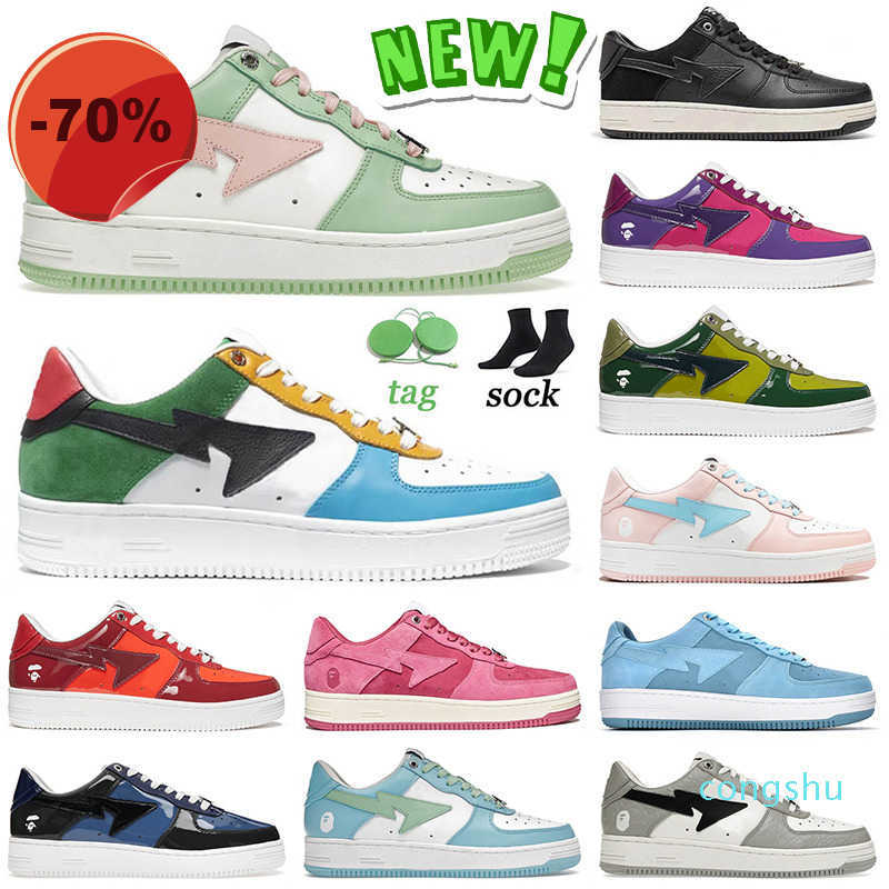 

LOW shoesCasual Shoes Designer Pastel Mens Green Tokyo Black Suede 2022 Bapestas Sk8, Thanks