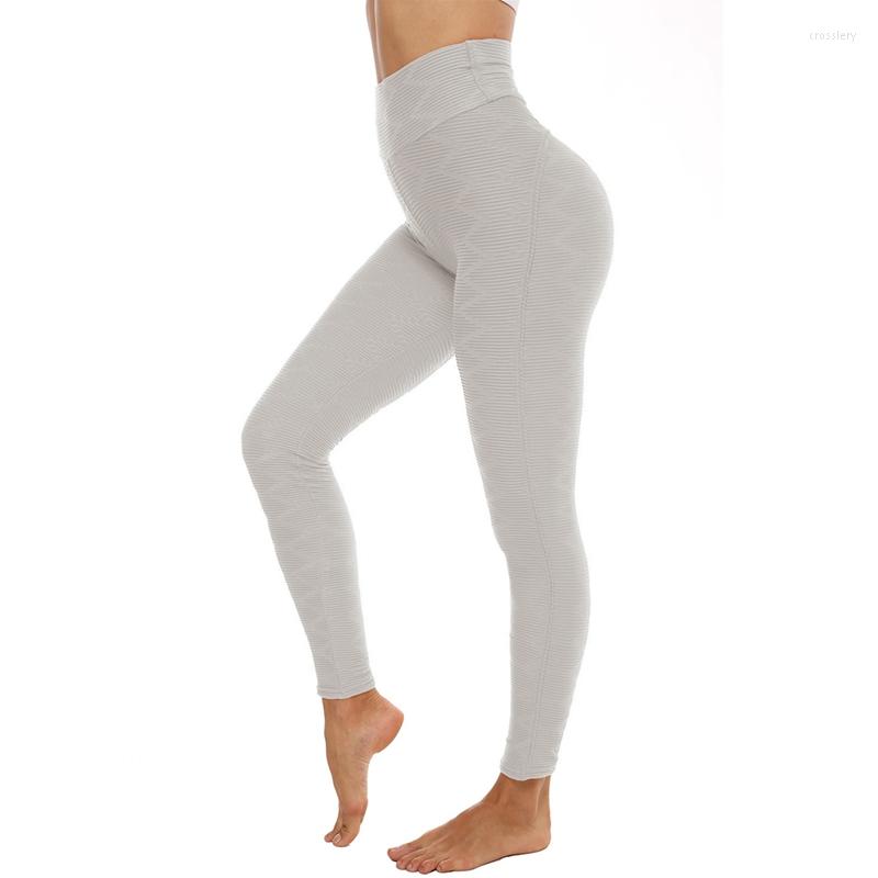 

Women's Leggings Ladies Jacquard Dance Sports Fitness Bottoming Yoga Pants Gray S Size, Black