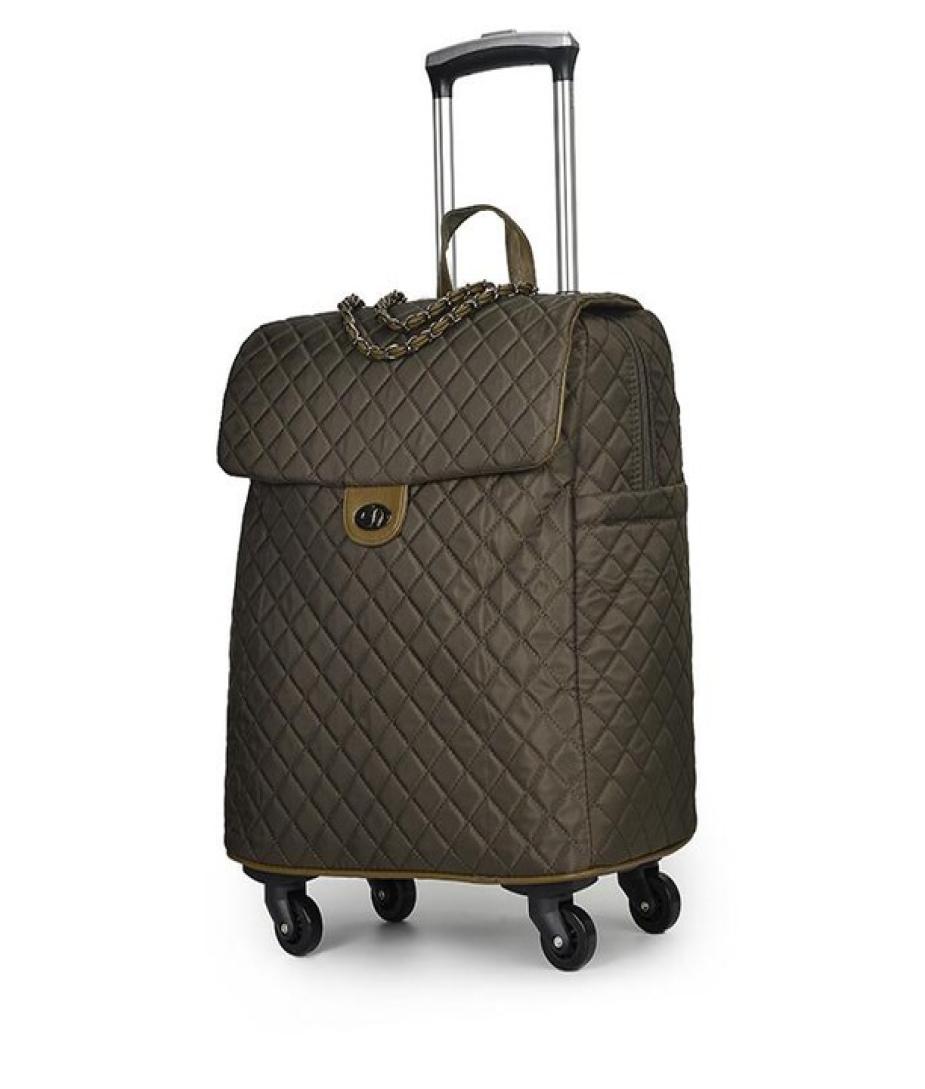 

Designer Luggage bag portable travel Trolley Bags on wheels rolling luggage woman Handbag Trolley Suitcase Carryon bags travel ba9020491