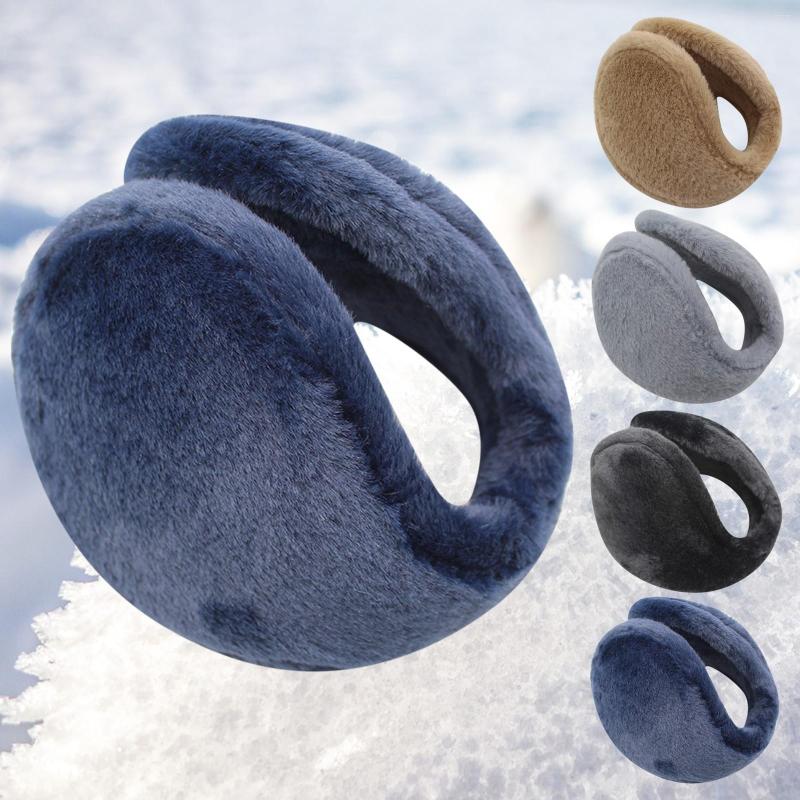 

Berets Men Winter Earmuffs With Earpiece Ear Cover Protector Mask Thicken Plush Soft Warm Earmuff Warmer Apparel Accessories L5
