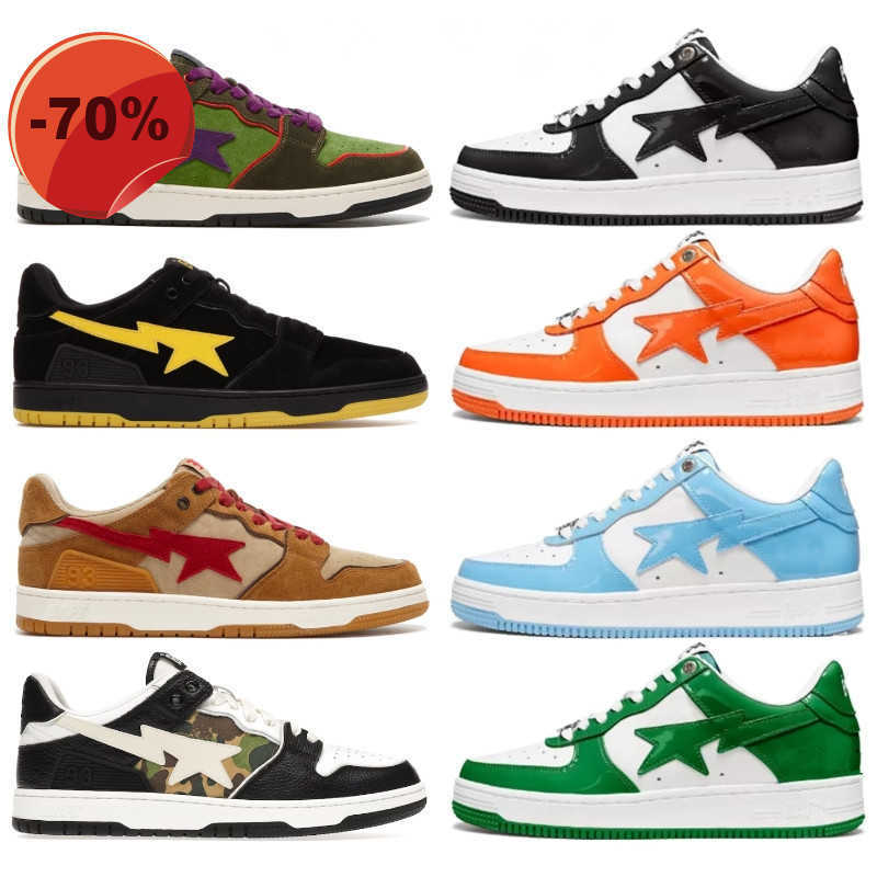 

LOW shoesBapestas Sta Low ABC Camo Stars Casual Shoes Man Sk8 Women White Green Red Black Yellow Sneakers