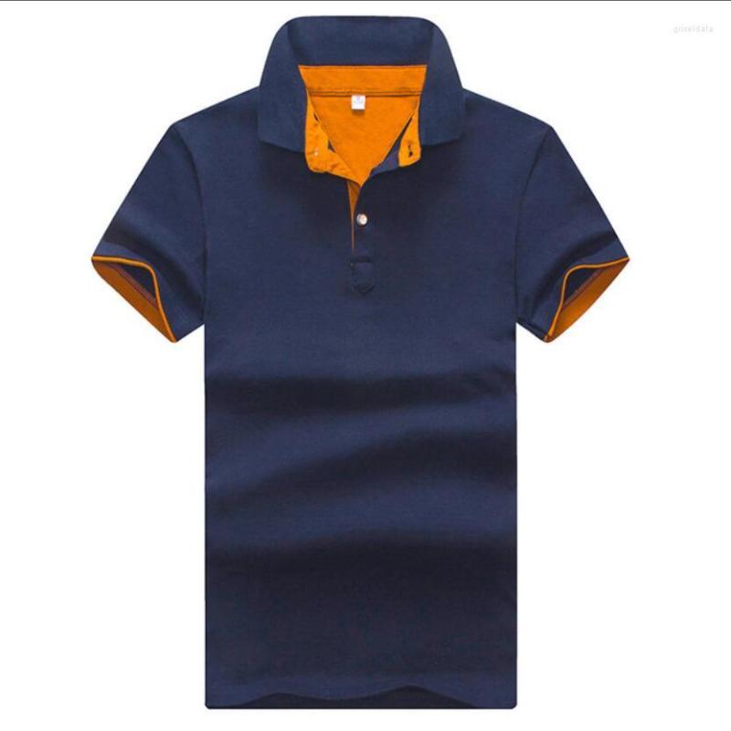 

Men's Polos JTFAN 2022 Summer Shirt High Quality Solid Men Cotton Short Sleeve Brands, Nzk39-1