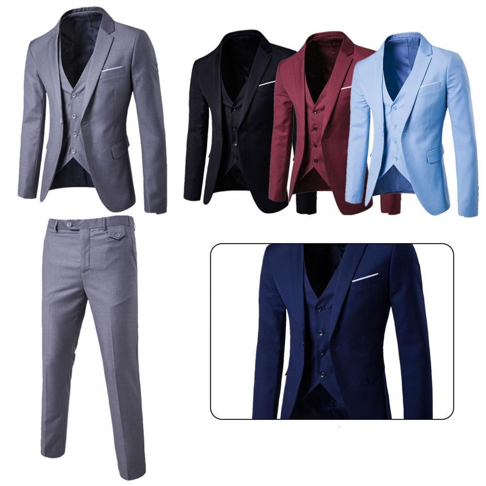 

Men's Suits Blazers 1 Set Men Four Seasons Formal Lapel Buttons Cuff Single breasted 221201, Light navy