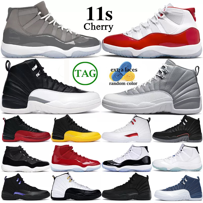 

Basketball Shoes men women 11s 11 Cherry Cool Grey Bred Concord Gamma Blue 12 12s Stealth Hyper Royal Playoff Royalty Taxi Utility Grind mens sports sneakers 36-47, 41