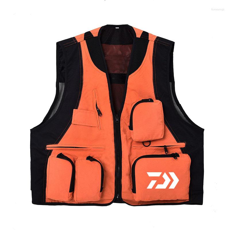 

Hunting Jackets Summer Mens Fishing Vest Jacket Outdoors Sports Multiple Pockets Loose Casual Breathable Pographer Vests Outwear, Lanwu