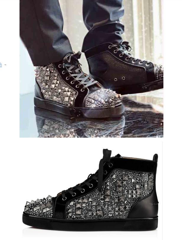 

Red-Bottoms Christians Max Sneaker Men's shoes Strass studded Flat Sneaker For Men's Red Soles Studs Fashion brands Designers mid boots XCm