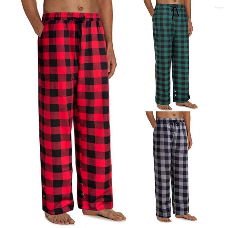 

Men's Sleepwear Trendy Pajama Pants Breathable Sleeping Soft Comfy Loose Trousers, Black