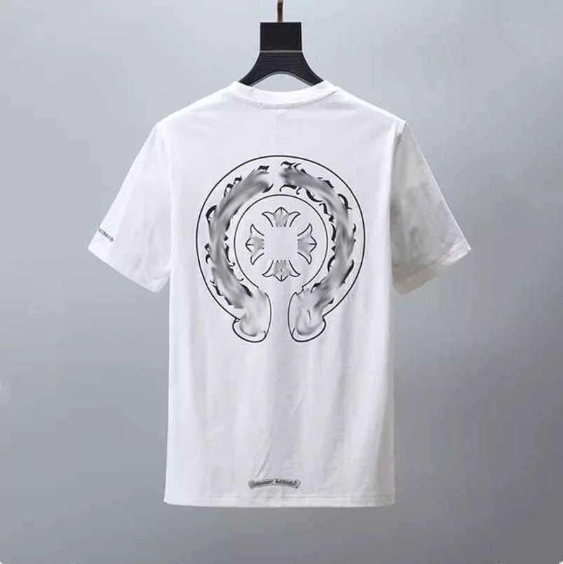 

Men's Fashion t Shirt Luxury Brand Couple Tops Tees Men Women T-shirts Sweatshirts Sanskrit Letter Short Sleeve Horseshoe Tshirt Classic Unisex Tee Shirts Q5vg, 12