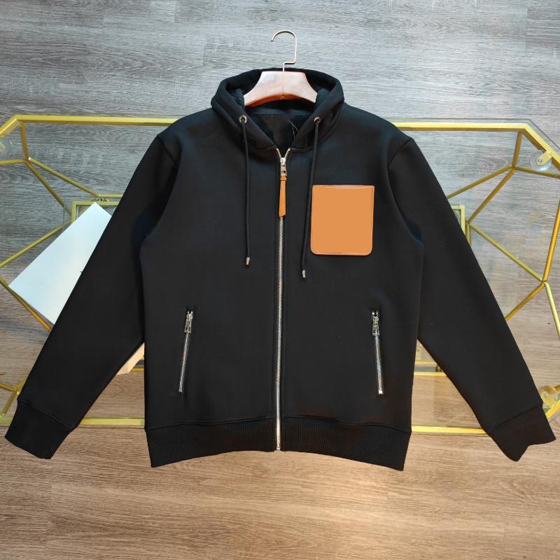 

Men's Tracksuits Winter 2022 Hooded Heavy Hoodie Set High-end Casual Sports Solid Color Two Pieces, Black