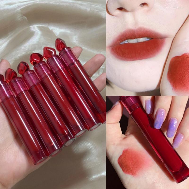

Lip Gloss Velvet Matte Liquid Lipsticks Easy To Color Waterproof Lasting Lipstick Non-stick Cup Beauty Cosmetic TSLM1, 02