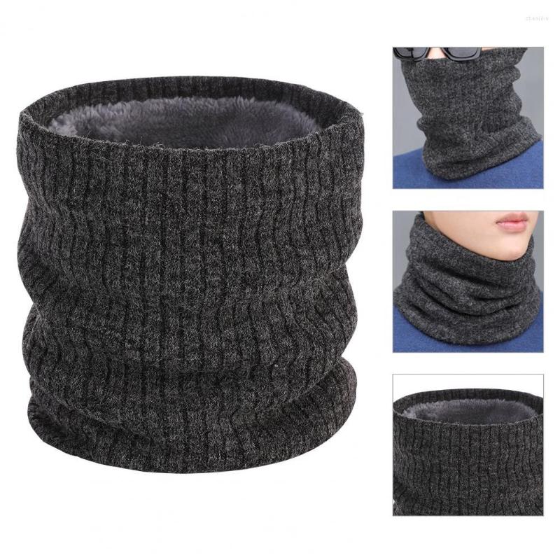 

Scarves Practical Neck Scarf Solid Color Casual Warm Breathable Winter Face Cover Knitting Unisex For Riding