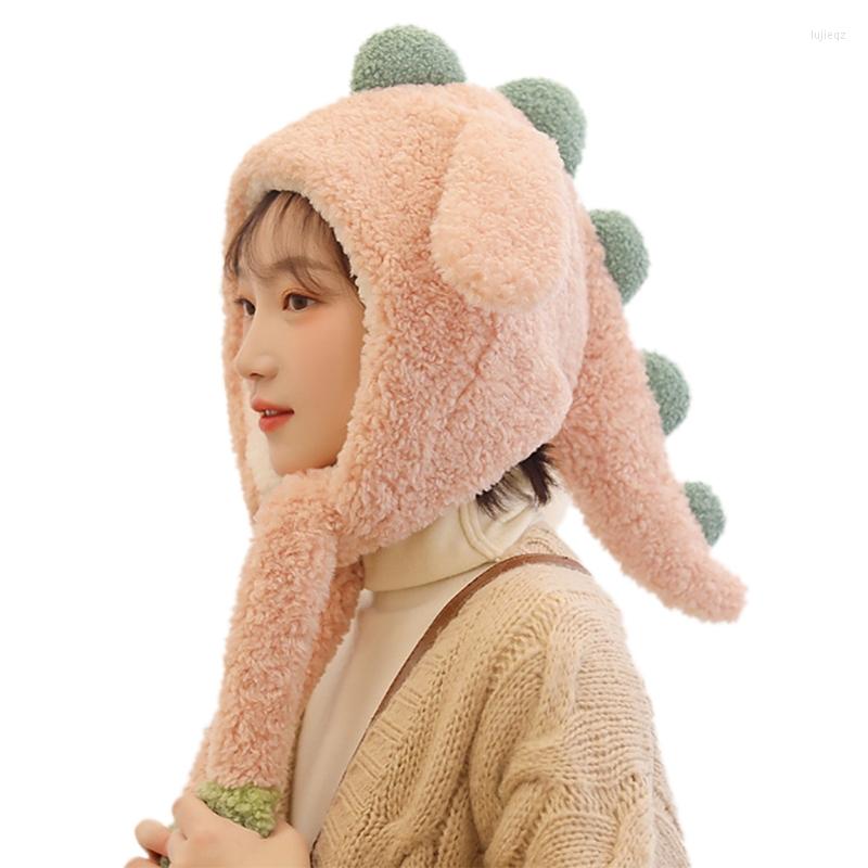 

Berets Women Winter Knit Beanie Hat Ears Skull Cap Party Ear Warmer 449F, Green