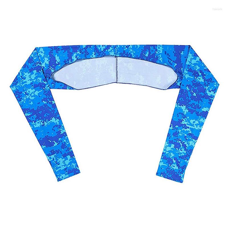 

Knee Pads Women Summer Anti-UV Cooling Shawl Arm Sleeves Golfing Riding Outdoor Ice Silk Sun Protector Gloves Wrap With Thumb Hole, 06