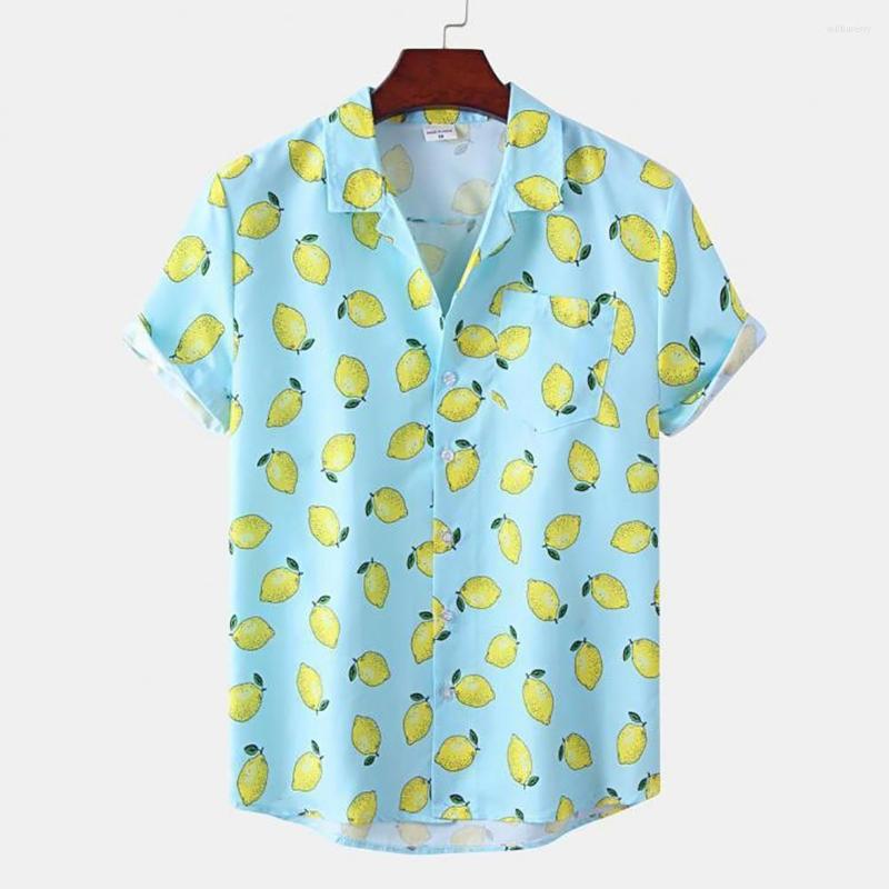 

Men's Casual Shirts Sexy Leopard Print Mens Hawaiian Shirt 2022 Summer Short Sleeve Quick Dry Beach Men Party Camisa Masculina, Blue