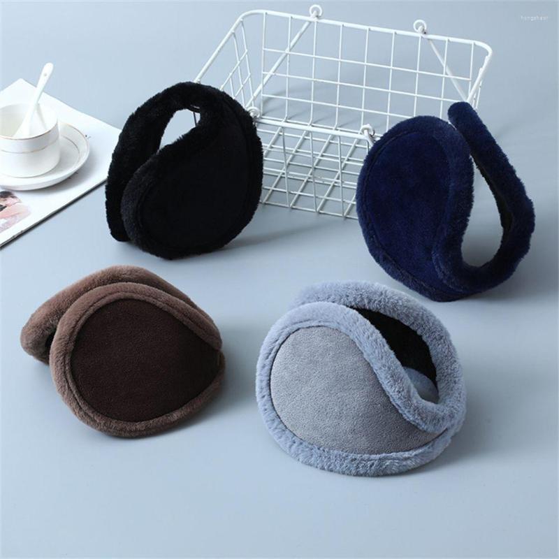 

Berets Outdoor Soft Earwarmers Winter Earmuffs Warmer Ear Muffs Thicken Plush, Black