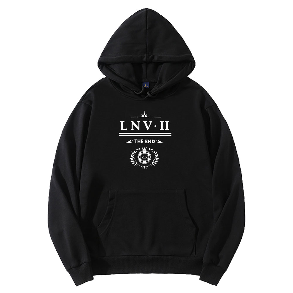 

Quackity The End of Las Nevadas Merch Hoodie Sweatshirt Unisex Long Sleeve Hooded Harajuku Streetwear, Navy