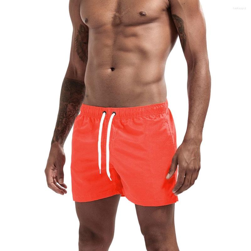 

Men's Shorts Men Swimming Beach Boardshorts Clotjing Mens Swimwear Boarding Surfing Short GYM Running Pants Swimsuit Swimin Wear, Dark green