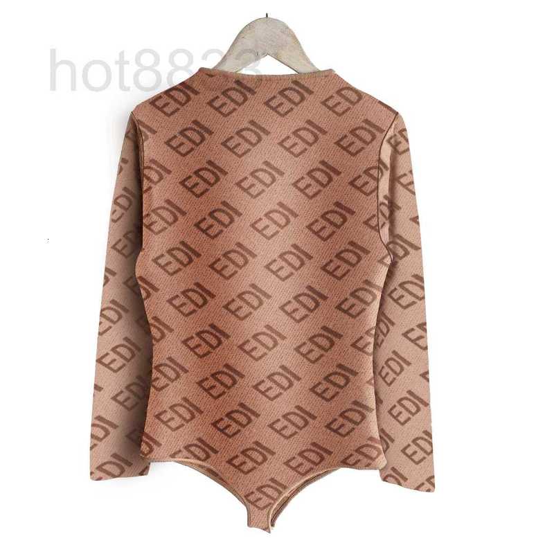 

Women' Sweaters designer Sweater For Tight BODYSUIT Round neck striped fashion Long Sleeve High End Jacquard knitting 3FYB