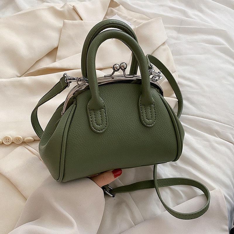 

Evening Bags Brand Women's Shoulder Bag 2022 PU Leather Crossbody For Women Luxury Designer Handbags Fashion Clip Armpit Totes, Green bag