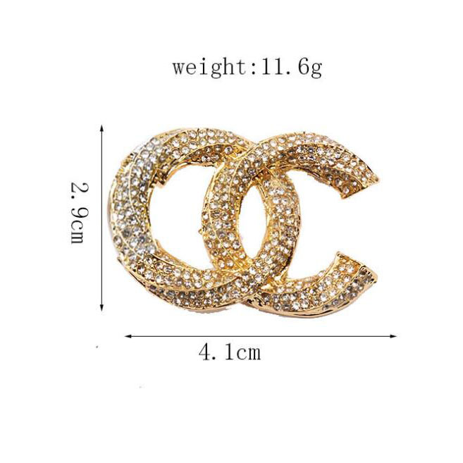 

Famous Design Gold G Brand Luxurys Desinger Brooch Women Rhinestone Pearl Letter Brooches Suit Pin Fashion Jewelry Clothing Decoration