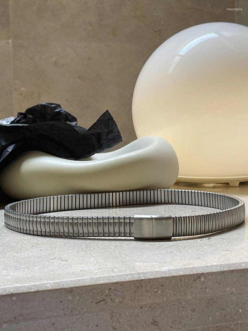 

Belts Retro Design Metal Belt Unisex Style Decorative Women, Silver