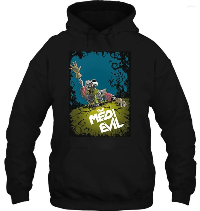 

Men's Hoodies Men Hoodie Women Sweater Funy The Medievil Tshirs, Men-black