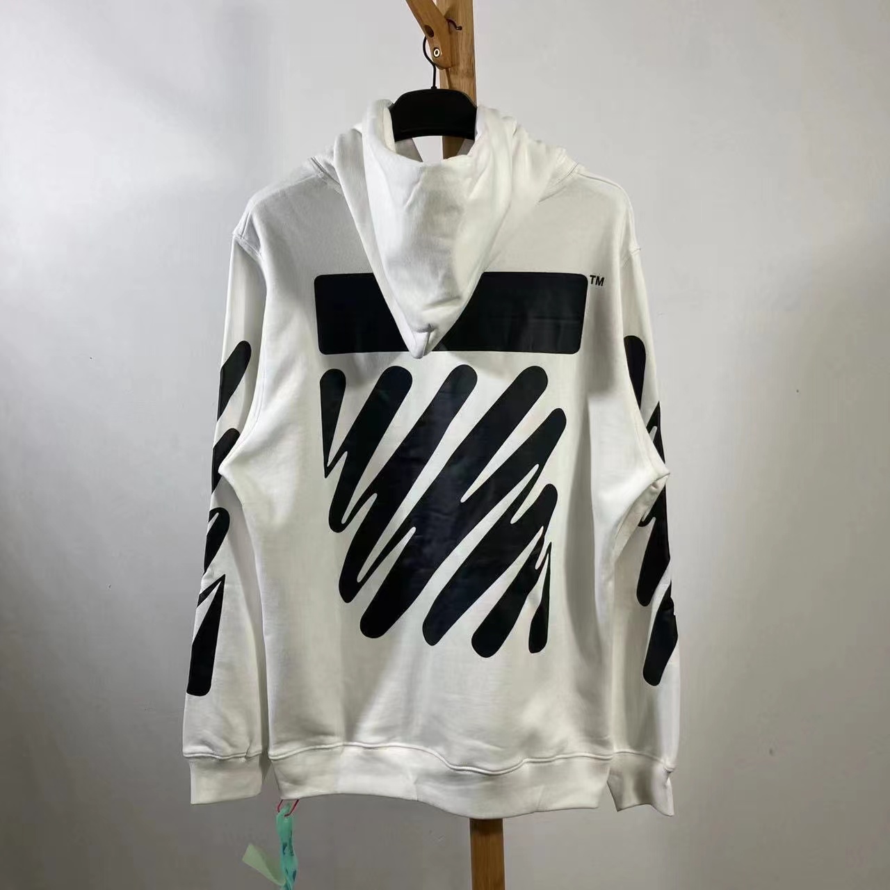 

Pure Cotton Designer Hoodies Wavy Zebra Sweater men'S Women'S 2023 New Summer Lazy Wind Trend Niche Bottoming Shirt Clothes, White