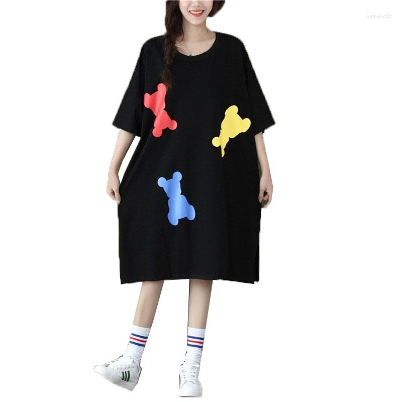 

Women's Sleepwear Women's Nightdress 2022 Spring Summer Ladies 300kg Pregnant Woman Loose Elegant Nightwear Home Service Female, Black