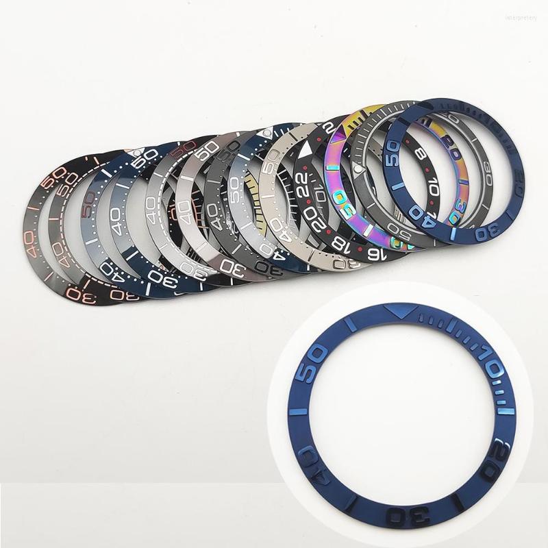 

Watch Repair Kits Fashion Ceramic Bezel Inserts 38mm 31.5mm Deep Blue Case Ring Modification Replace Parts Slopping Sub