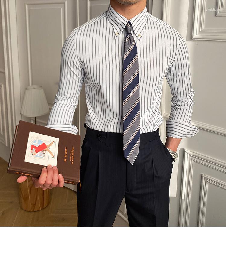 

Men's Casual Shirts Cs338 Fashion Men's 2022 Runway Luxury European Design Party Style Clothing