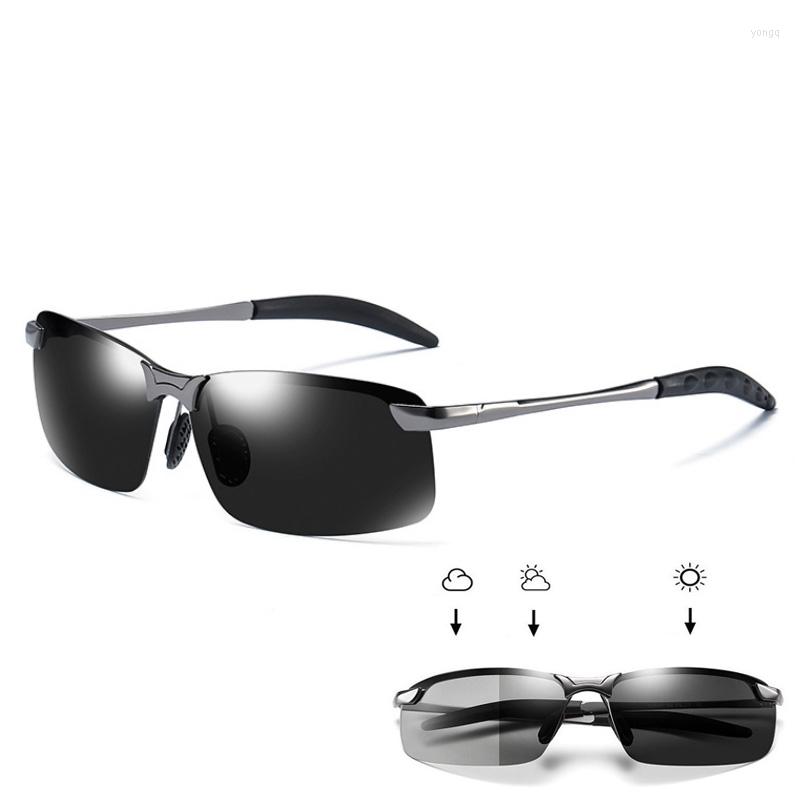 

Sunglasses YURERSH Pochromic Polarized Men Driving Chameleon Glasses Male Change Color Sun Night Vision Eyewear Y75