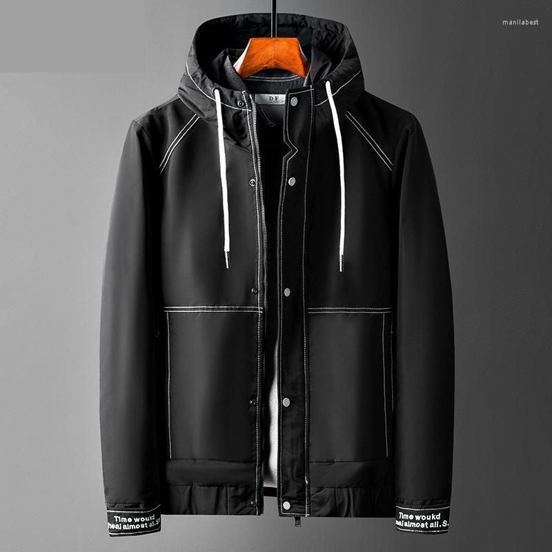

Men's Down Arrival Autumn And Winter Coat Men Thick Loose Warm Youth Casual Hooded Handsome Fashion Padded Jacket Plus Size -4XL 5XL