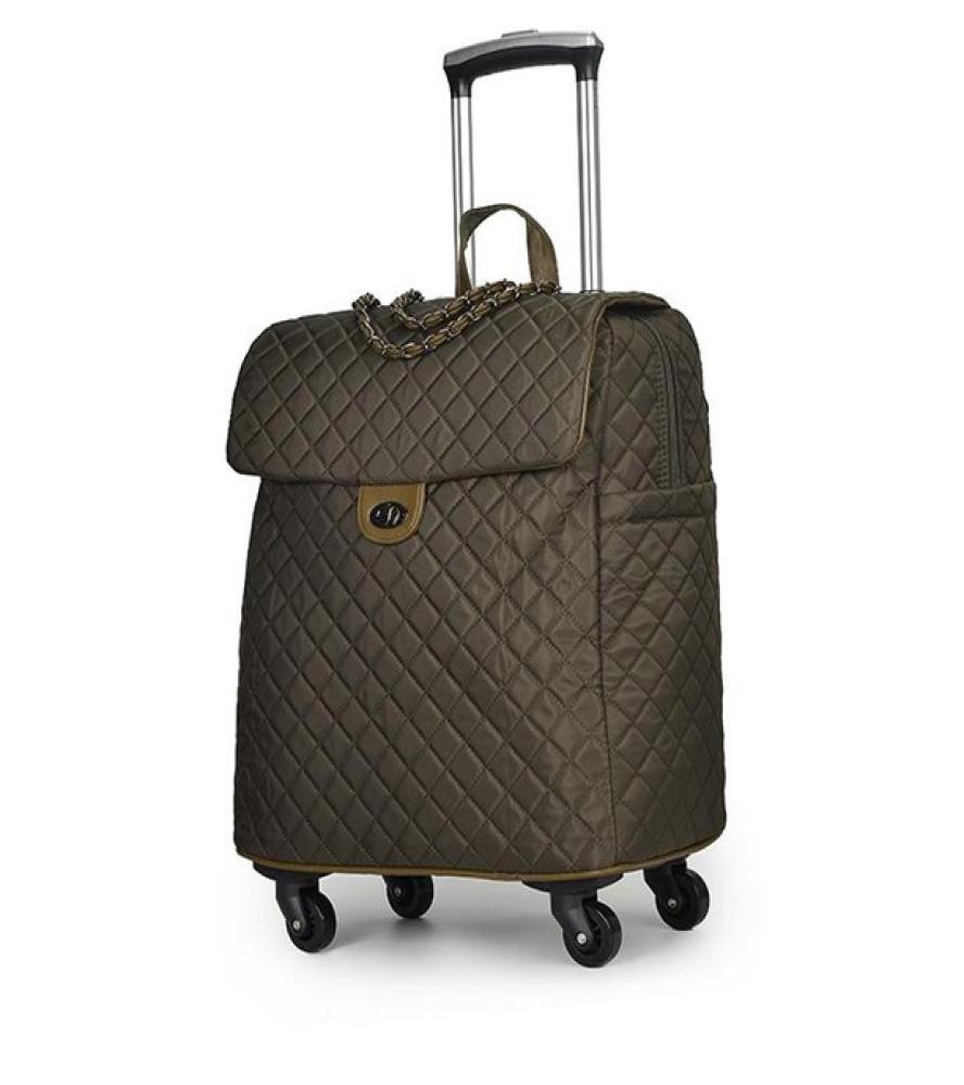 

Designer Luggage bag portable travel Trolley Bags on wheels rolling luggage woman Handbag Trolley Suitcase Carryon bags travel ba6946265
