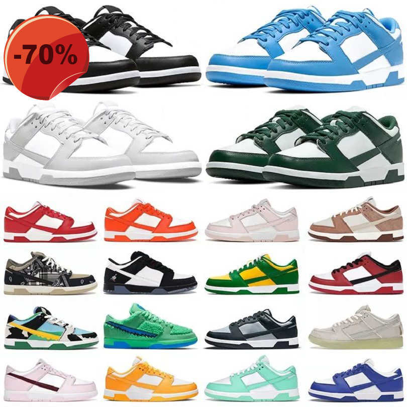 

LOW shoes2022 Low Running shoes for men women Black White Panda Photon Dust Kentucky University Red green Brazil Chicago womens trainers outdoor
