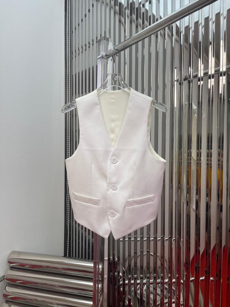 

Women' Suits 2022 Spring And Summer Women' Clothing Fashion Style White Smoking Suit Vest 0520
