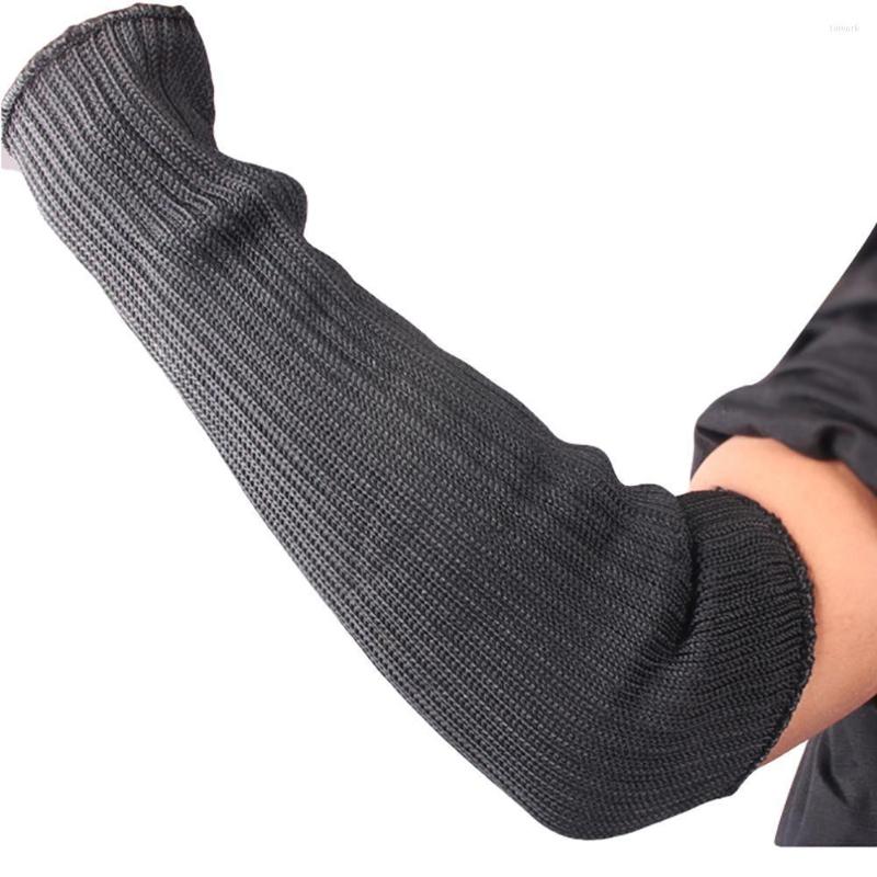 

Knee Pads 2Pcs Stainless Steel Wire Anti-Cut Safety Level 5 Protection Arm Guard Sleeve, Without glove