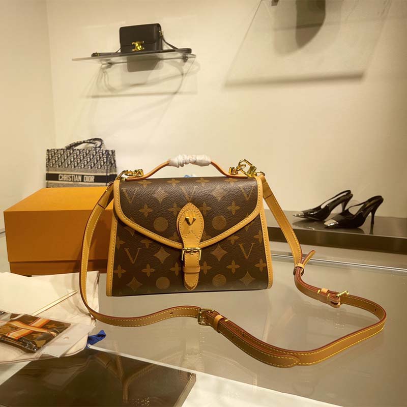 

AAAAA Lady Genuine Leather Tote Handbag kellys's palm print purse uxurys designers bags Fashion new ladies shoulder bag Chain Wallet crossbody Handbag simple, Brown