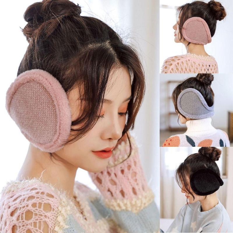 

Berets Fashion 1pc Winter Ear Muffs Warm Earflaps Cosy Earmuffs Plush Soft Warmer Outdoor Cover For Men Women, Beige