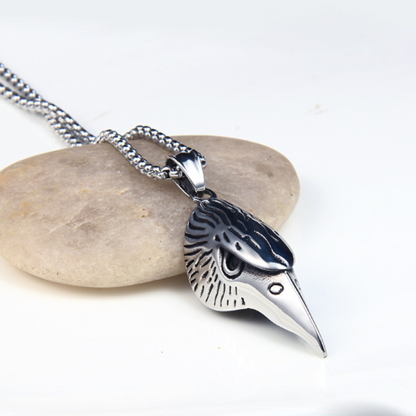 

Eagle Head Pendant Necklace Stainless Steel Necklaces Men Punk Fashion Fine Hiphop Jewelry