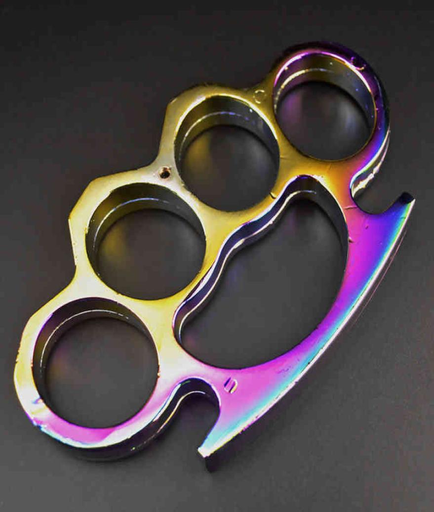 

Thick Zinc 12mm Alloy Finger Tiger Iron Four Martial Arts Designering Boxer Hand Buckle Fist Defense B255ESS9797447