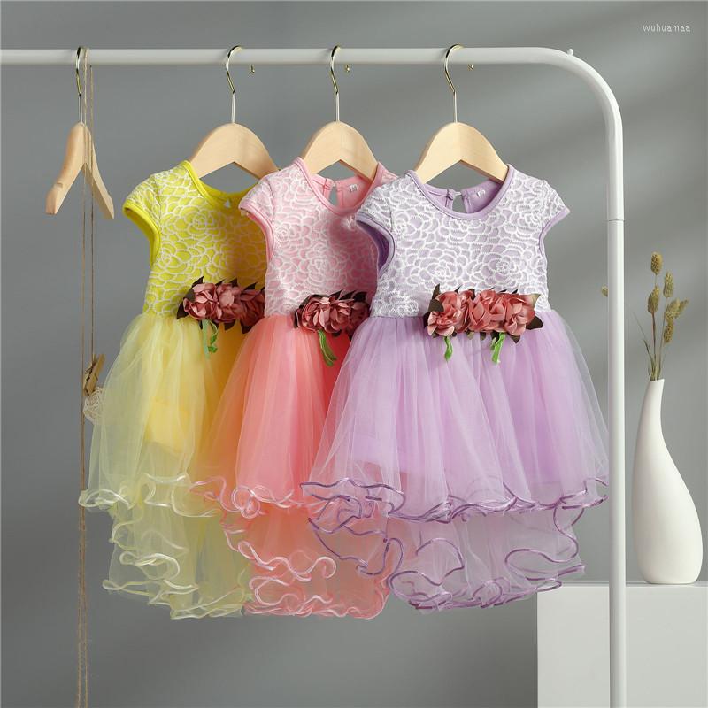 

Girl Dresses Toddler Baby Girls High Quality XMAS Princess Party Pearl Lace Tulle Flower Gown Fancy Dress Sundress