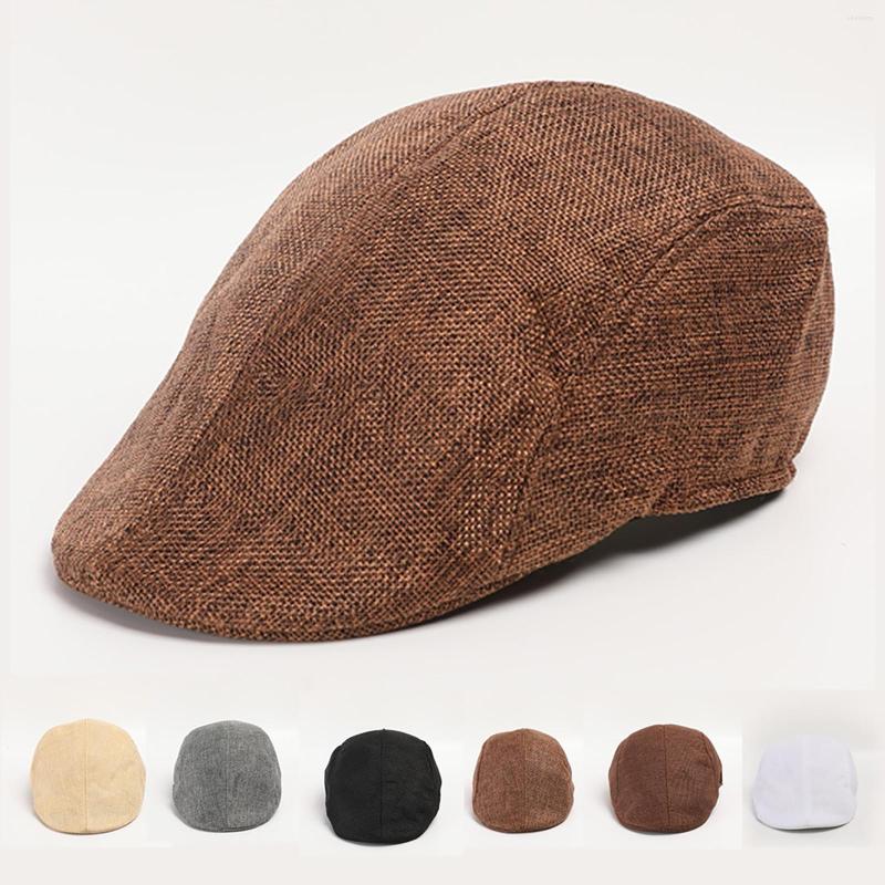 

Berets French Bonnets Women Men Soft Knitted Retro Hats Casul Breathable Winter Warm Comfort Beret Tan Leather