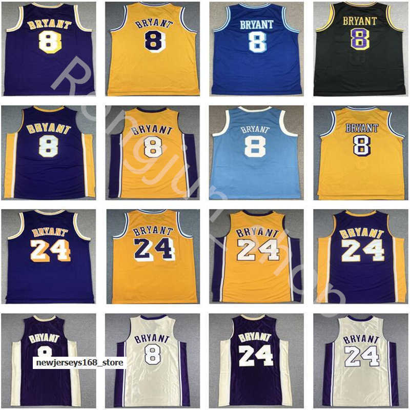 

Jersey Mitchell Ness Retro Los Angeles''Lakers''Stitched Basketball Blue Black Yellow Purple Men''nba''jerseys Vintage Top Quality Size -XXL