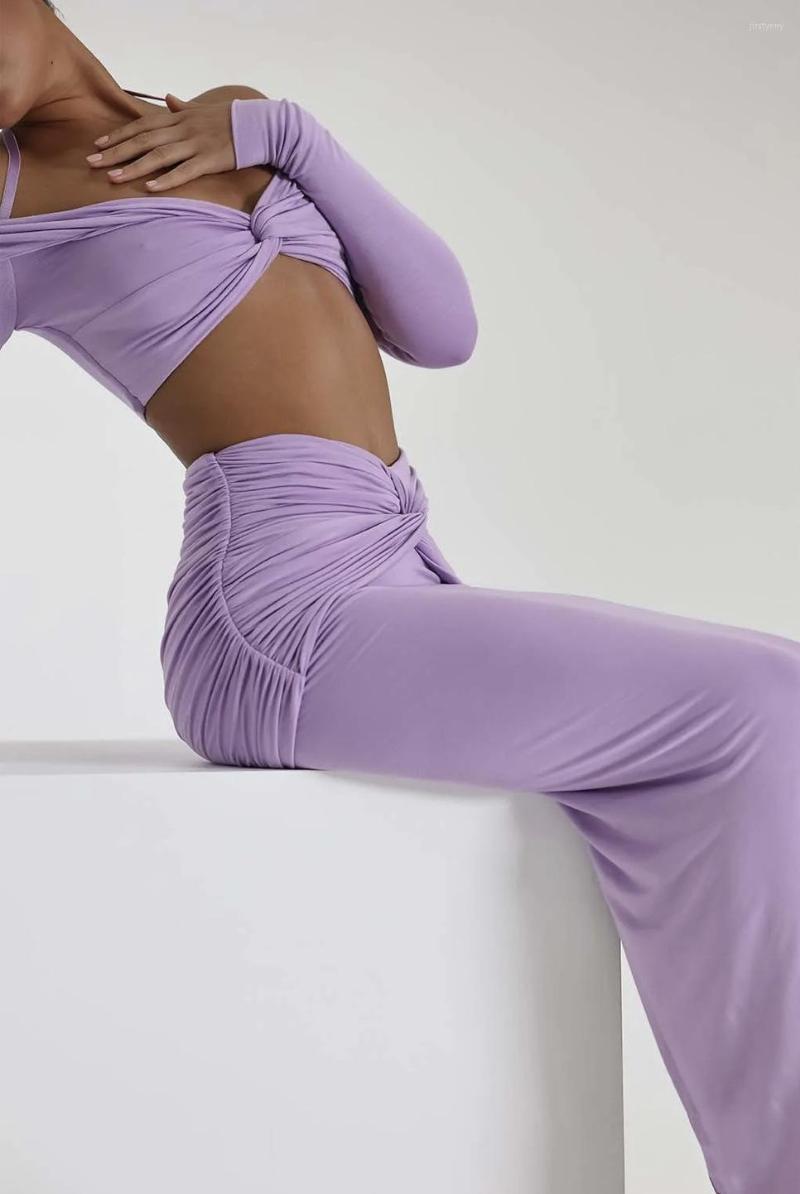 

Work Dresses SKMY Autumn And Winter Two Piece Sets Womens Outfits Off The Shoulder Halter Knot Long Sleeve Crop Tops Fashion Skirt, Black