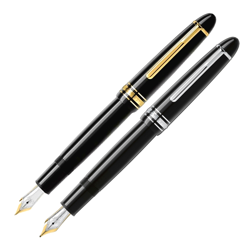 

Luxury Msk-149 Fountain pen Black Resin Stationery Business Office School Supplies Writing Smooth Rollerball Pen With Serial Number, As picture shows