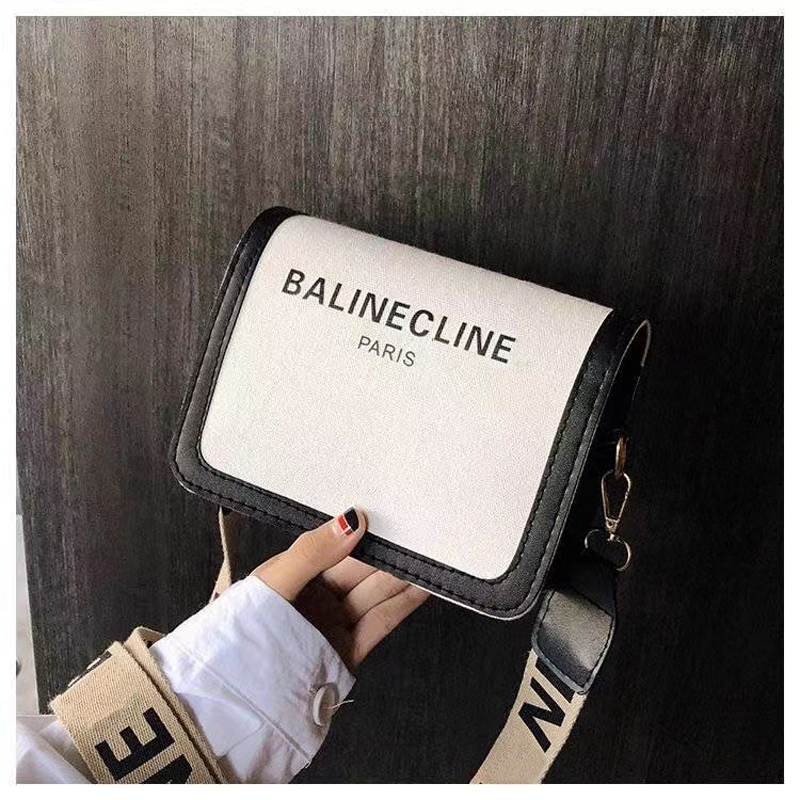 

Crossbody Women Shoulder Bags New Designer Handbags Womens Letters Strap Square Female Cross Body Purse Handbag Street Fashion Nice 12031, Black